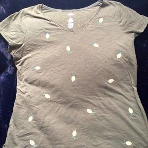 ST. JOHNS BAY Lemon Shirt